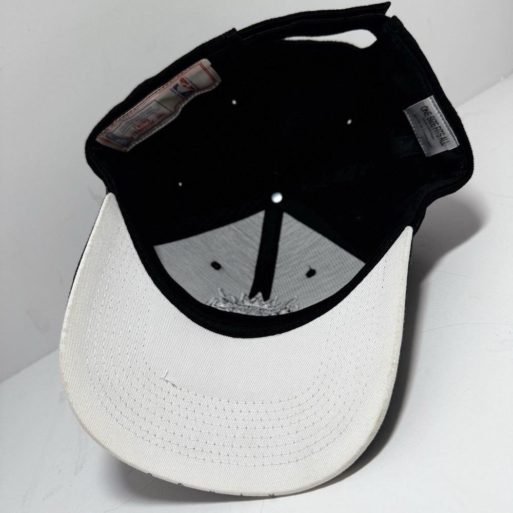 Vintage‎ Sacramento Kings Hat Mens Strapback Black Twins Enterprise Old Logo - Picture 5 of 7
